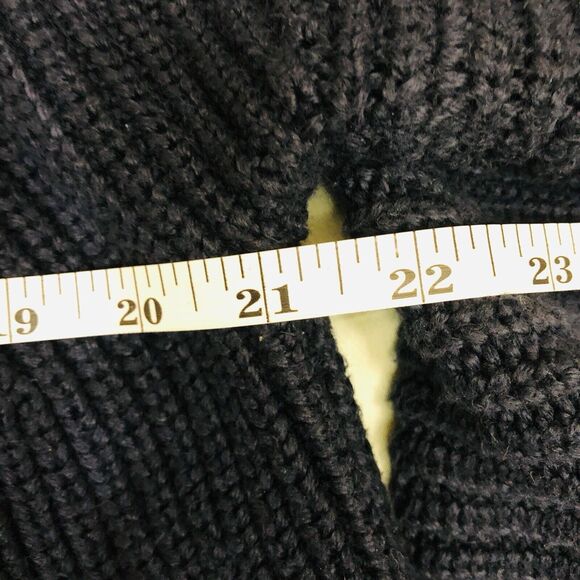 Polo Ralph Lauren Women’s M Rib Knit Cotton Crewneck Sweaters Navy - Picture 7 of 8